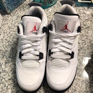 Air Jordan Retro 4 White Cement